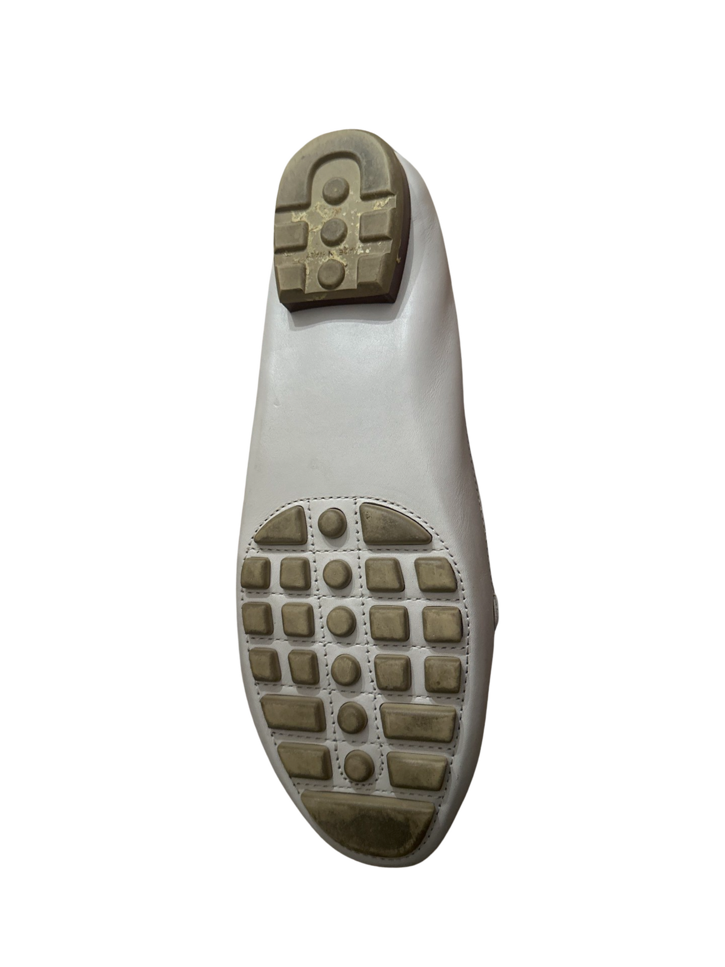 Ferragamo Loafers Beige/PinkLeather Size 7 1/2 B