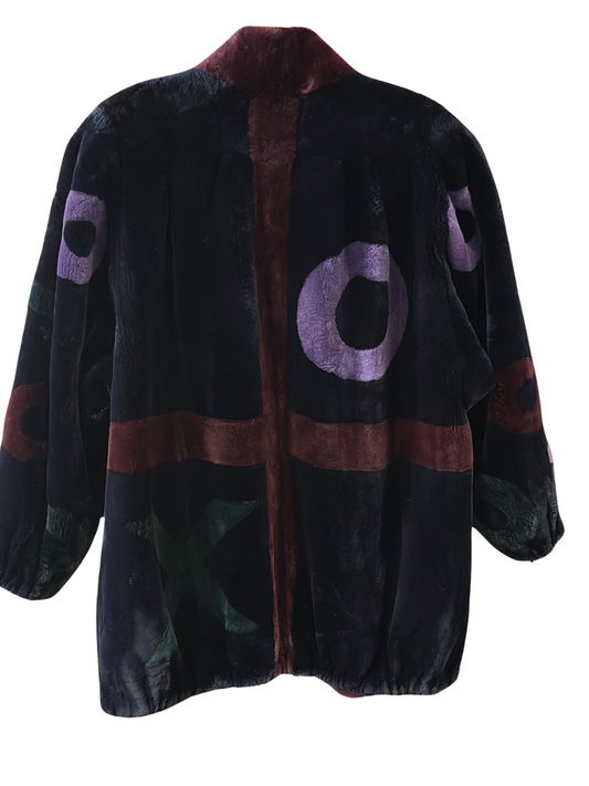 New Yorker Hugs & Kisses Beaver Fur Made in Canada 1996 Vintage Coat