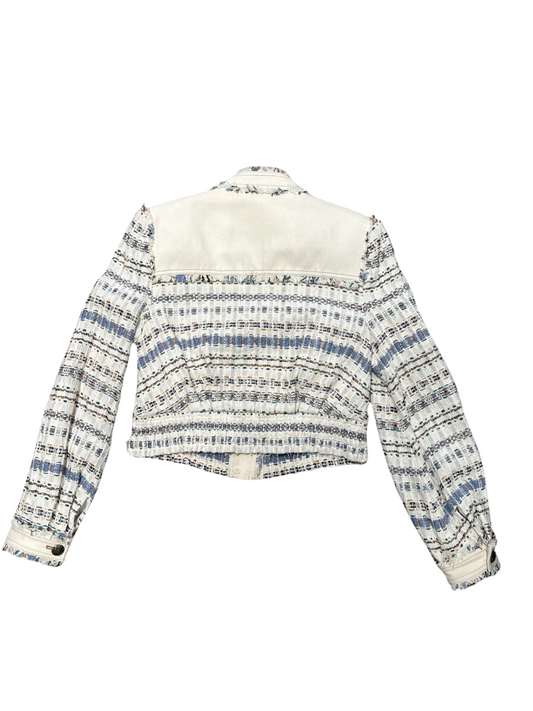 Veronica Beard Darren Tweed Jacket Multicolor Size 8