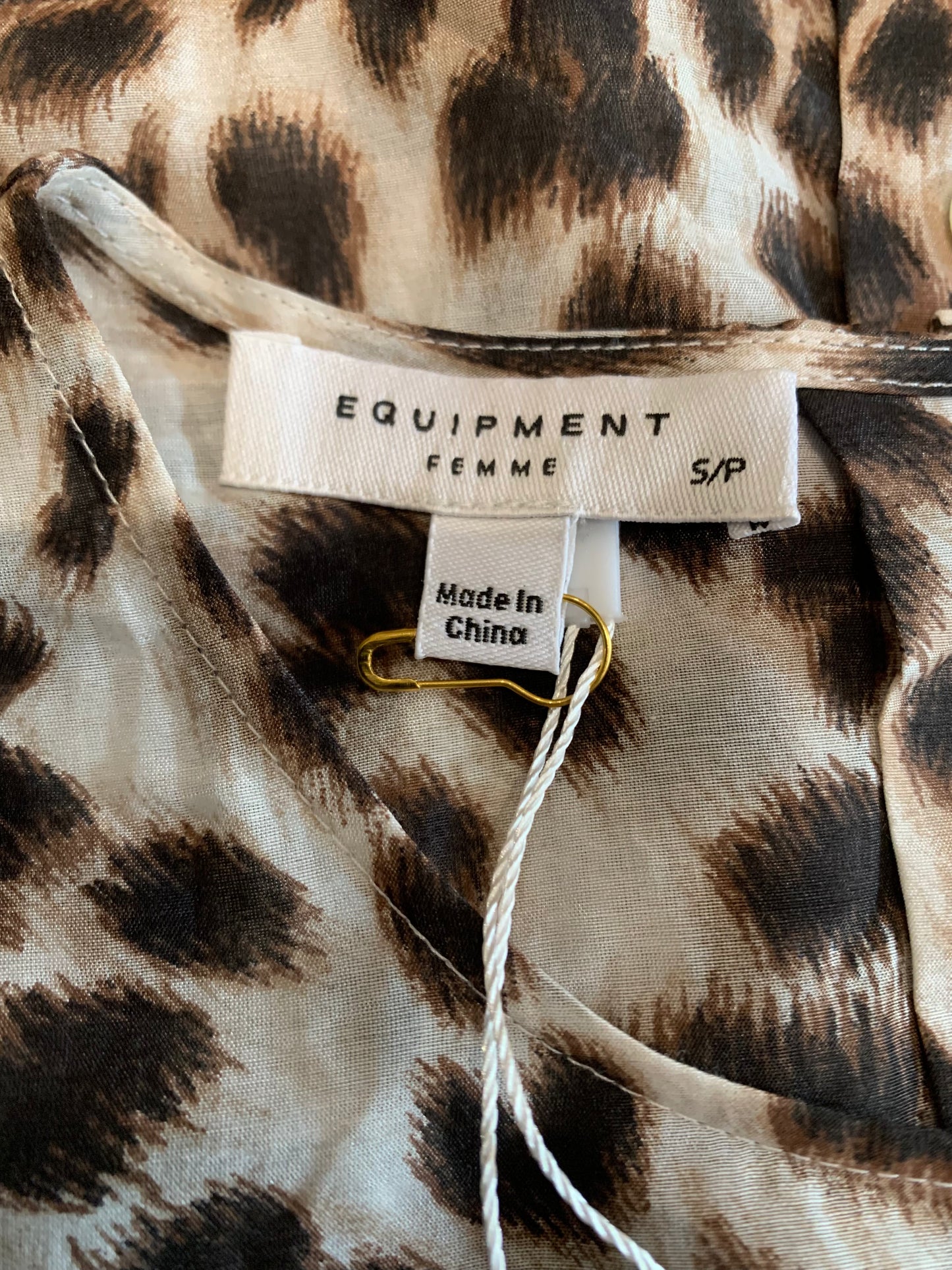 Equipment Femme leopard top SP