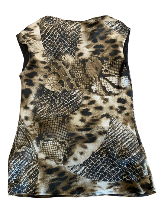 Zelda Snake Print sleeveless top