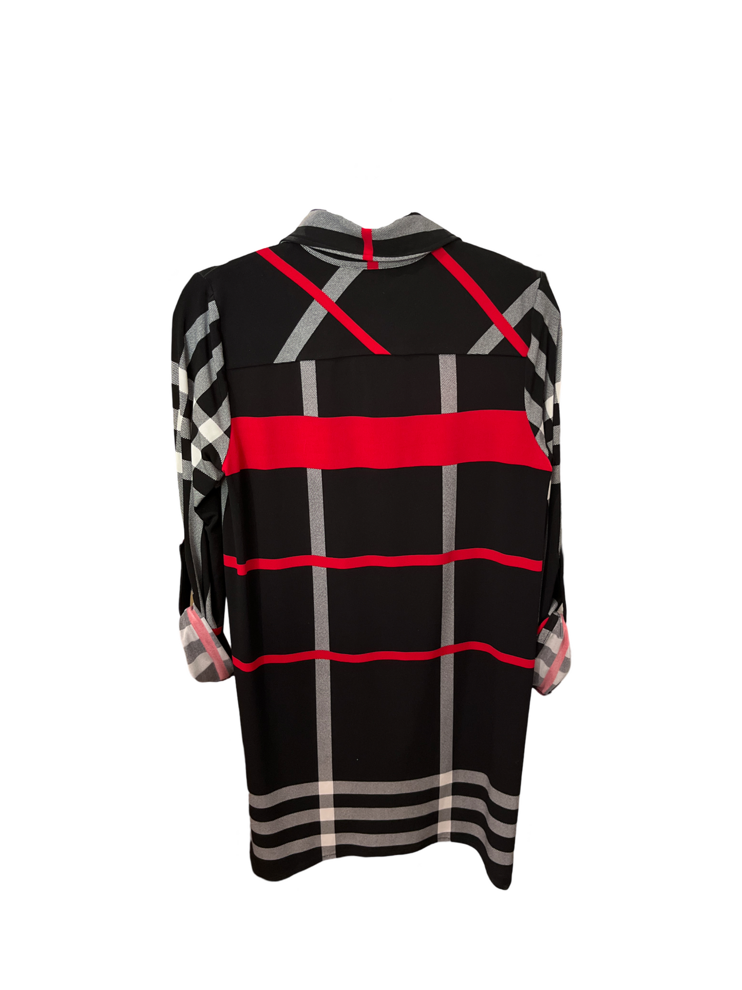 Joseph Ribkoff Black/Red/White Top