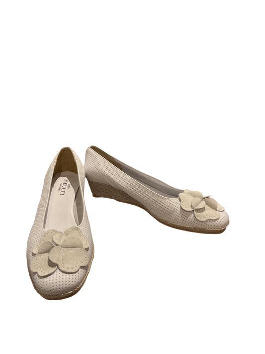 Sesto Meucci Mailie Leather White Pumps /9.5