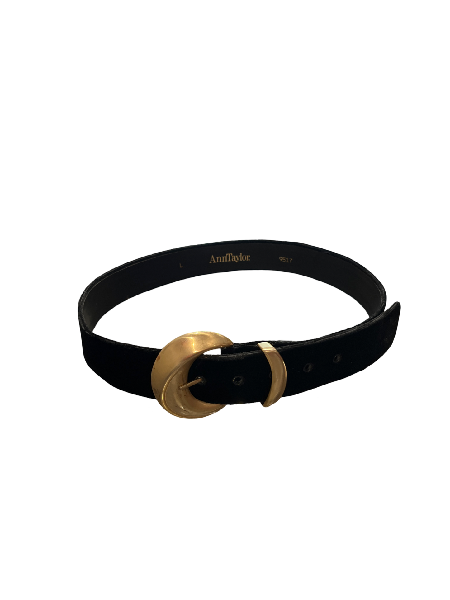 Ann Taylor Black Velvet Belt