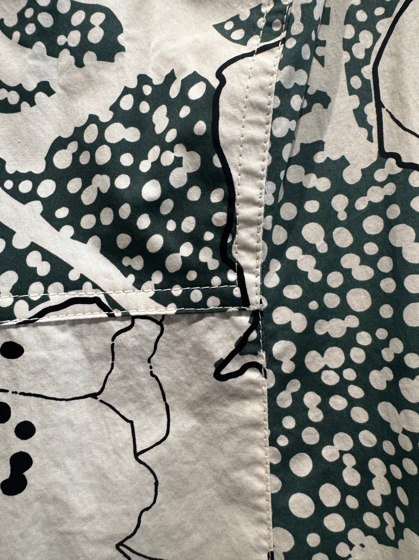Marni White Floral Printed Cotton Dress Size 44
