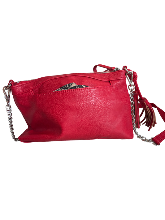 Carlos Santana Red Crossbody Bag