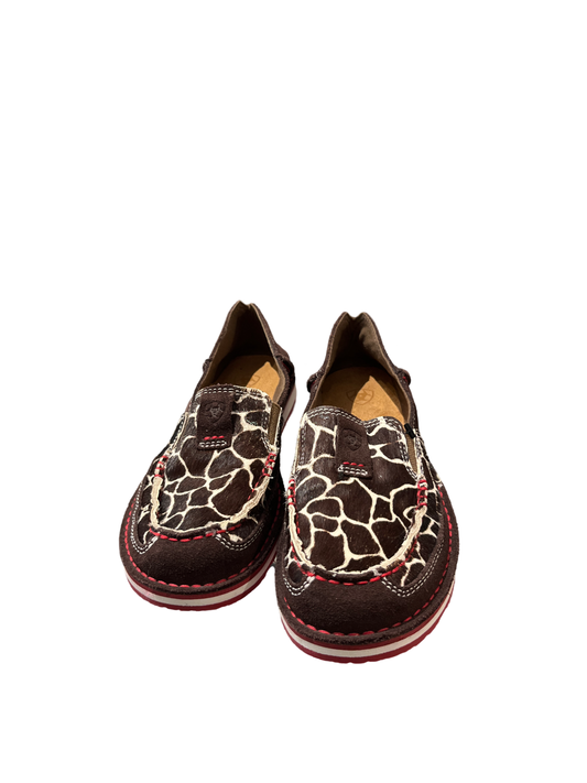 Ariat Ladies' Chocolate Chip & Cowhide Hair Size US 6B