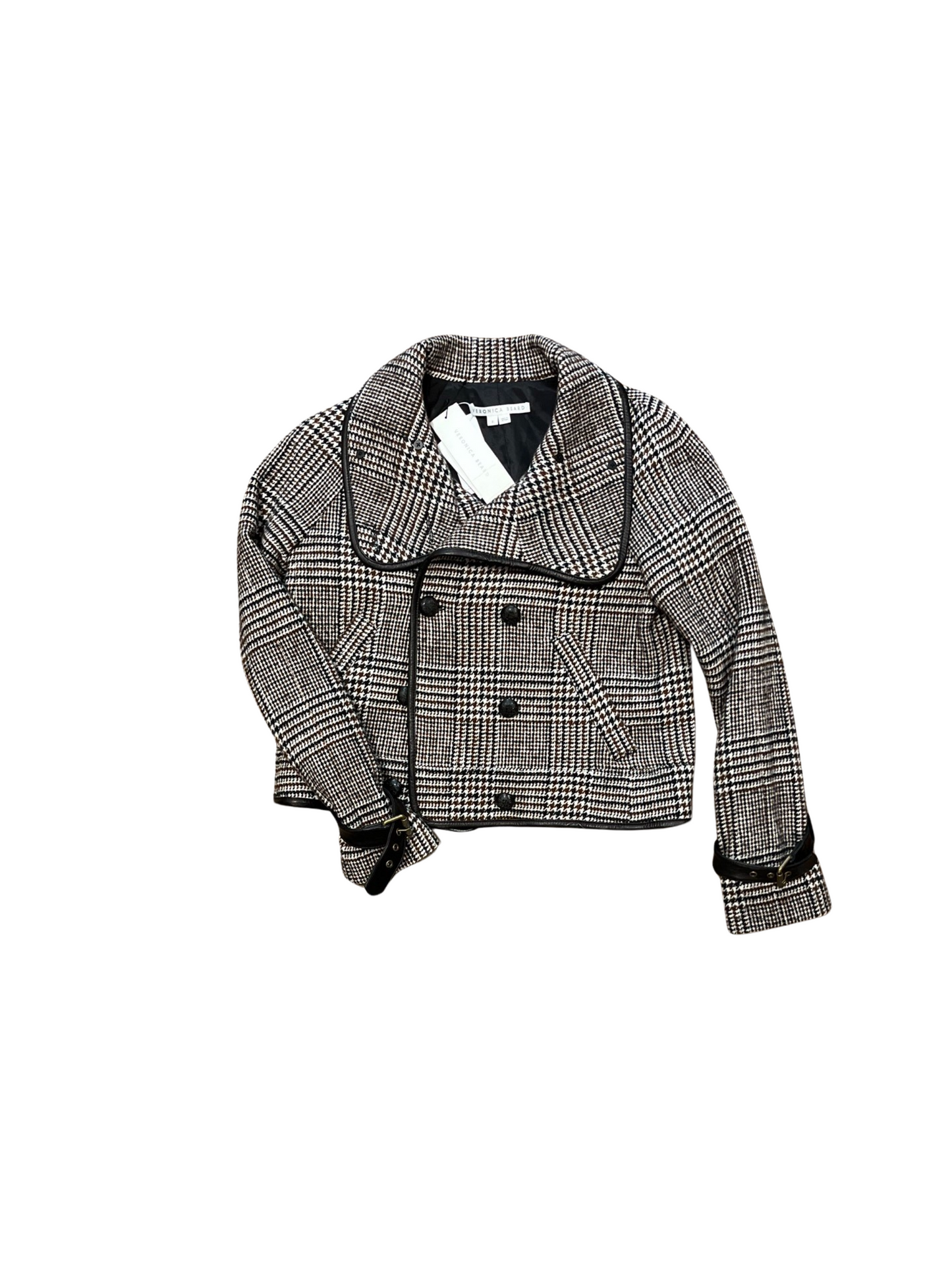 Veronica Beard Mirko Jacket Oxblood Black /8