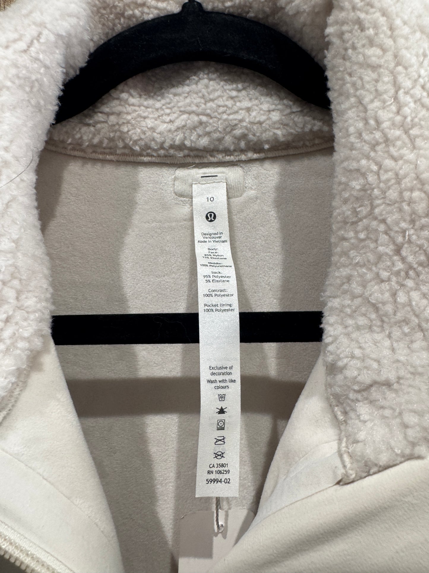 Lululemon RepelShell Long Jacket Women's Size 10