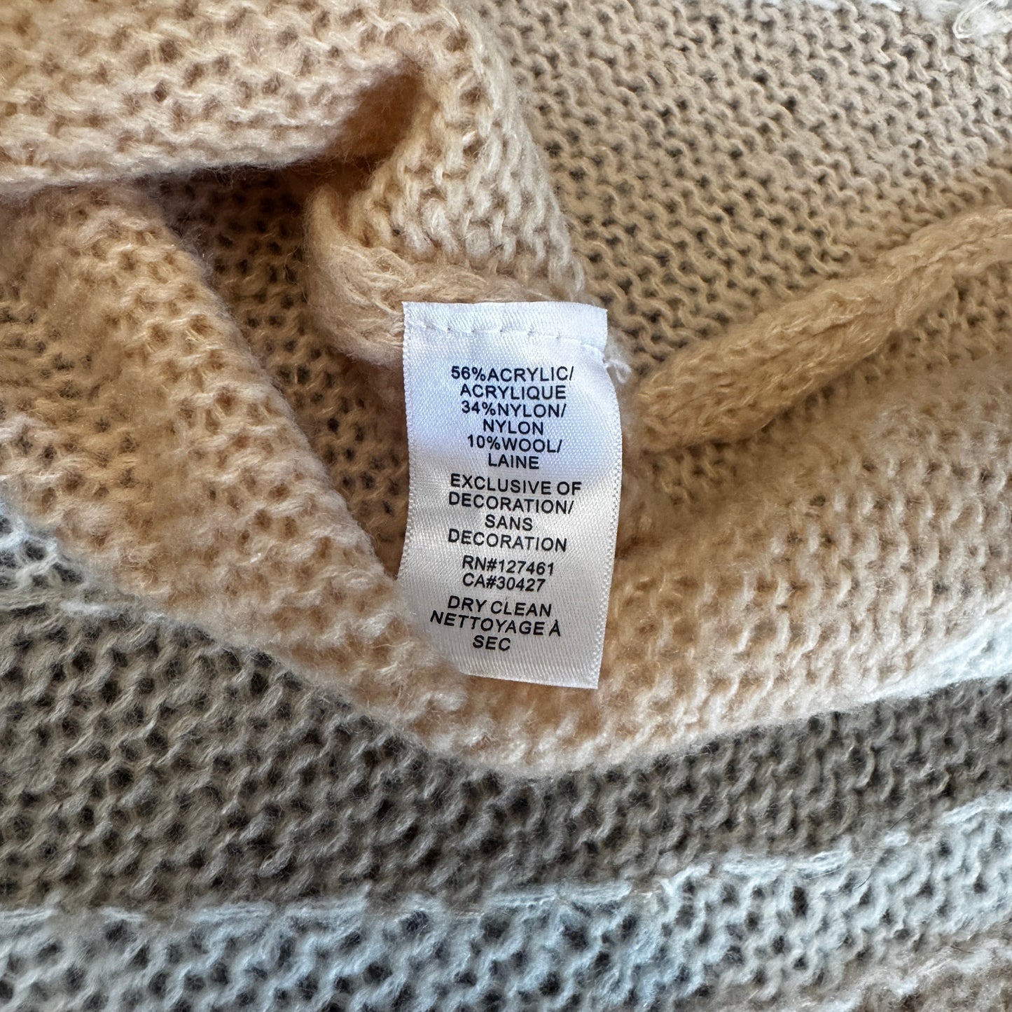 Wildfox Pink and Brown UK Union Jack Sweater Small