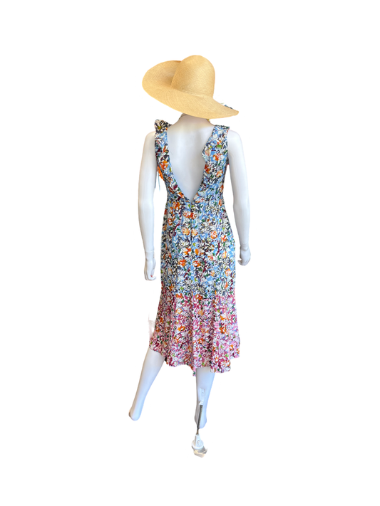 Saloni Holly Floral Dress Size 6