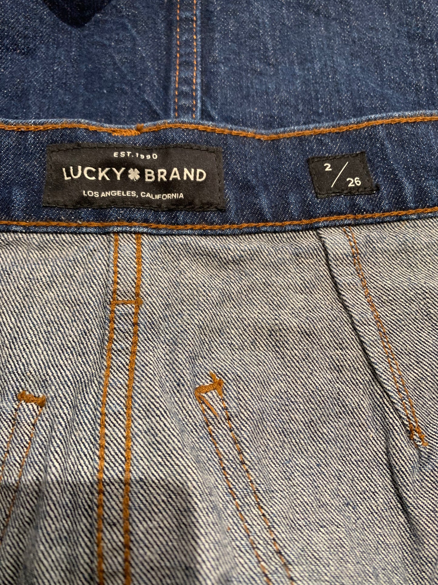 Lucky Brand high rise denim skirt