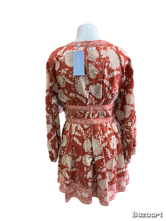 Antonio Melani Orange Floral Patterned Dress /8