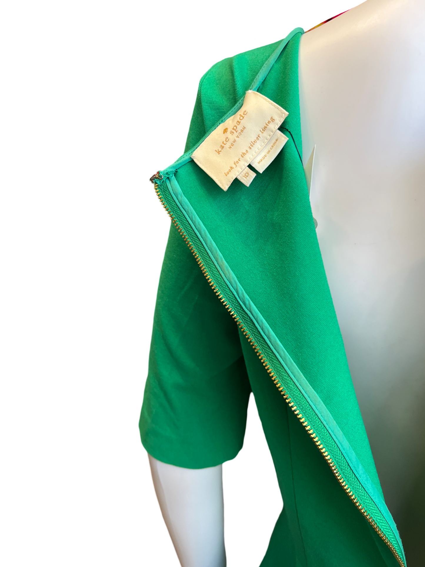 Kate Spade Green Flare Dress /10