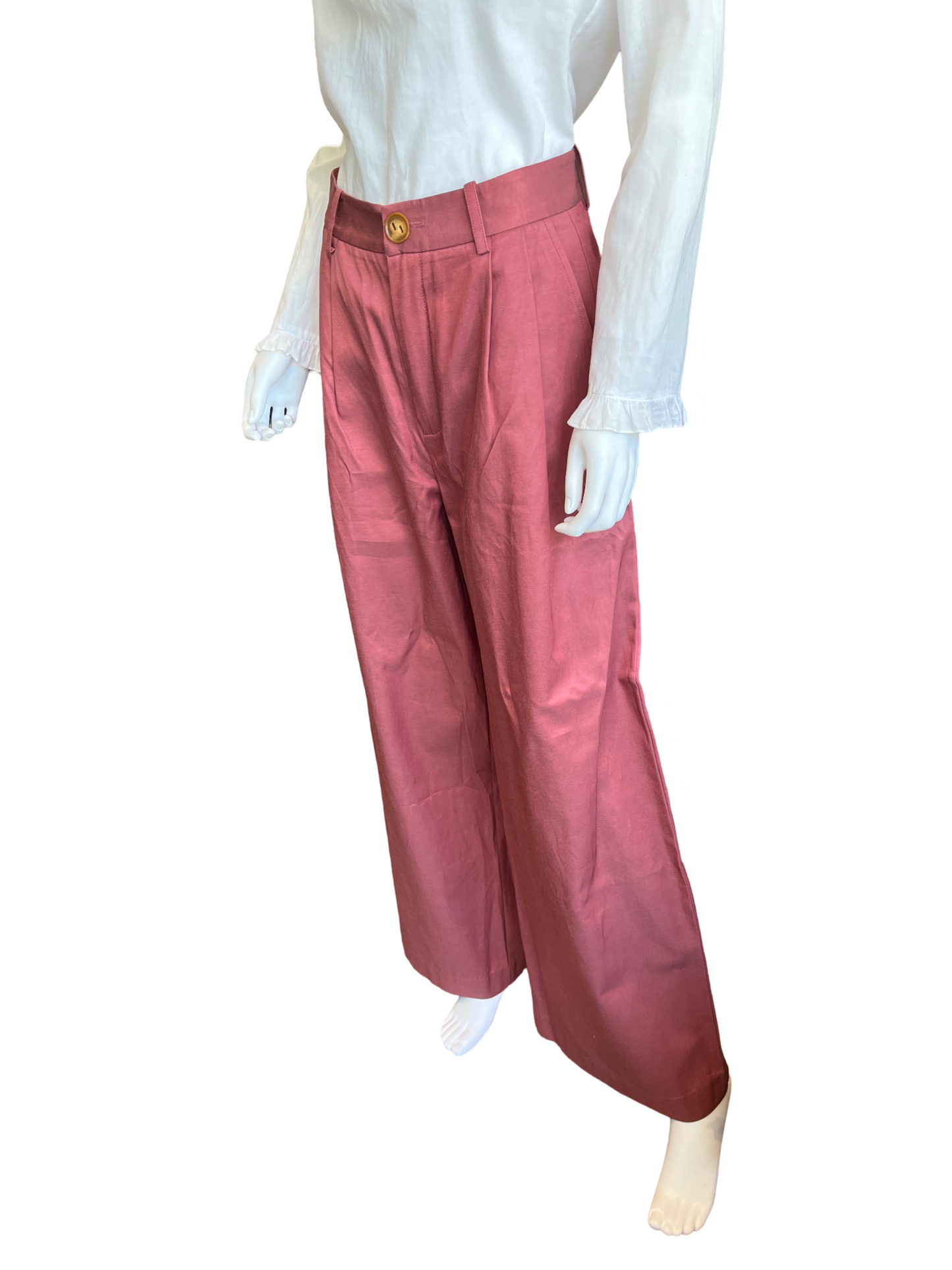 Anthropologie Magali Pascal Audra Pants Deco Rose size L