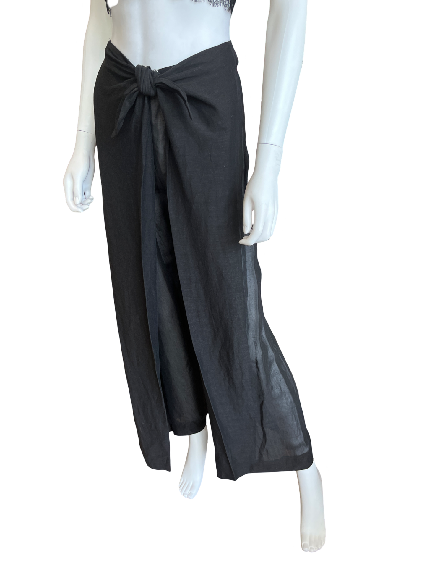 Emporio Armani Palazzo Wide Leg Pants