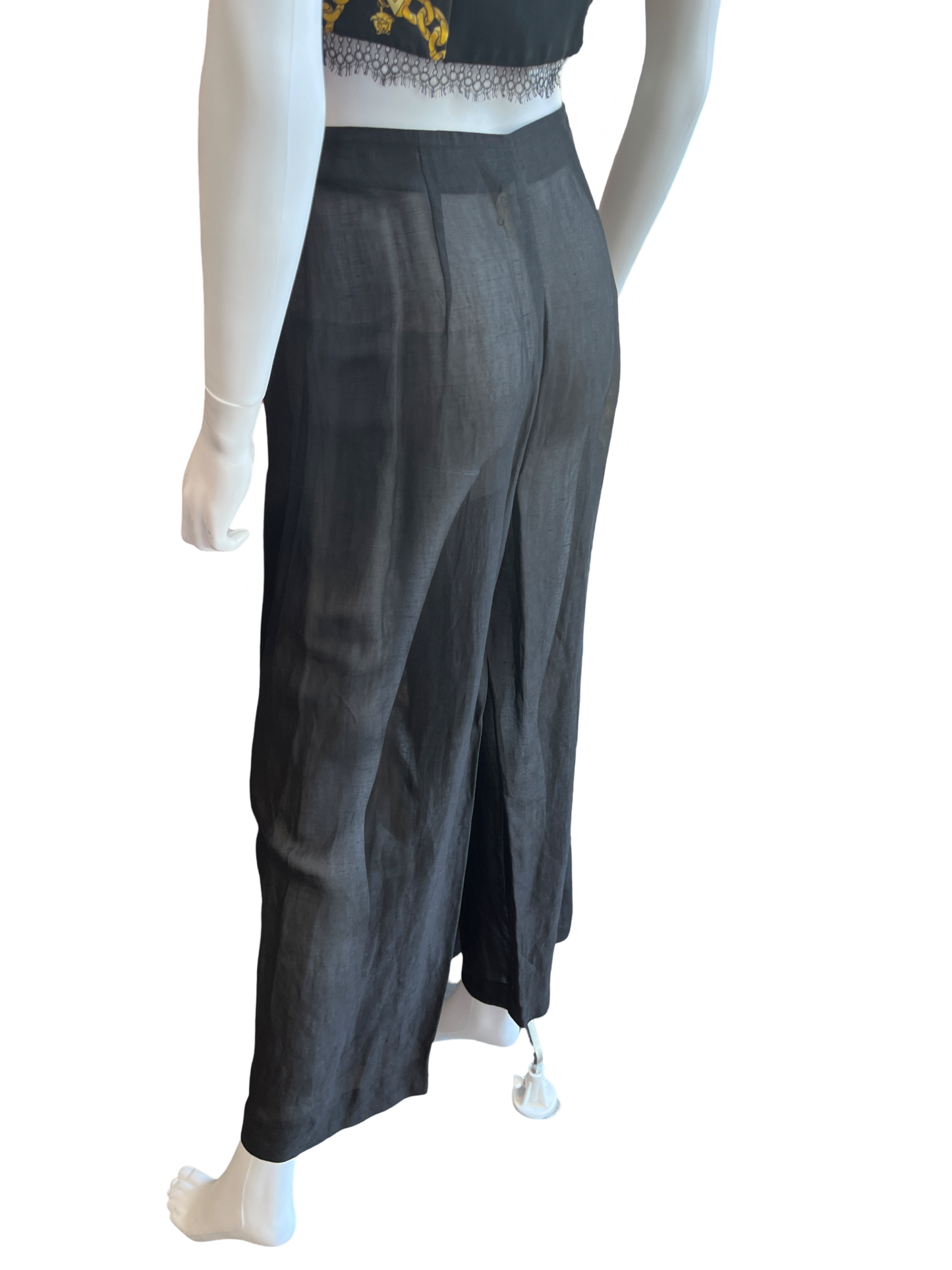 Emporio Armani Palazzo Wide Leg Pants