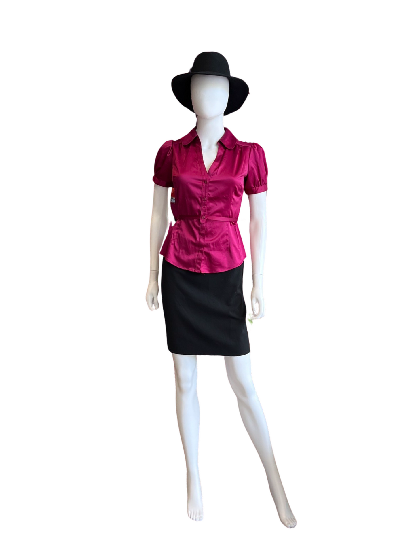Emporio Armani Black Pencil Skirt /38