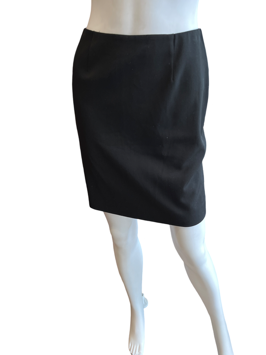 Emporio Armani Black Pencil Skirt /38