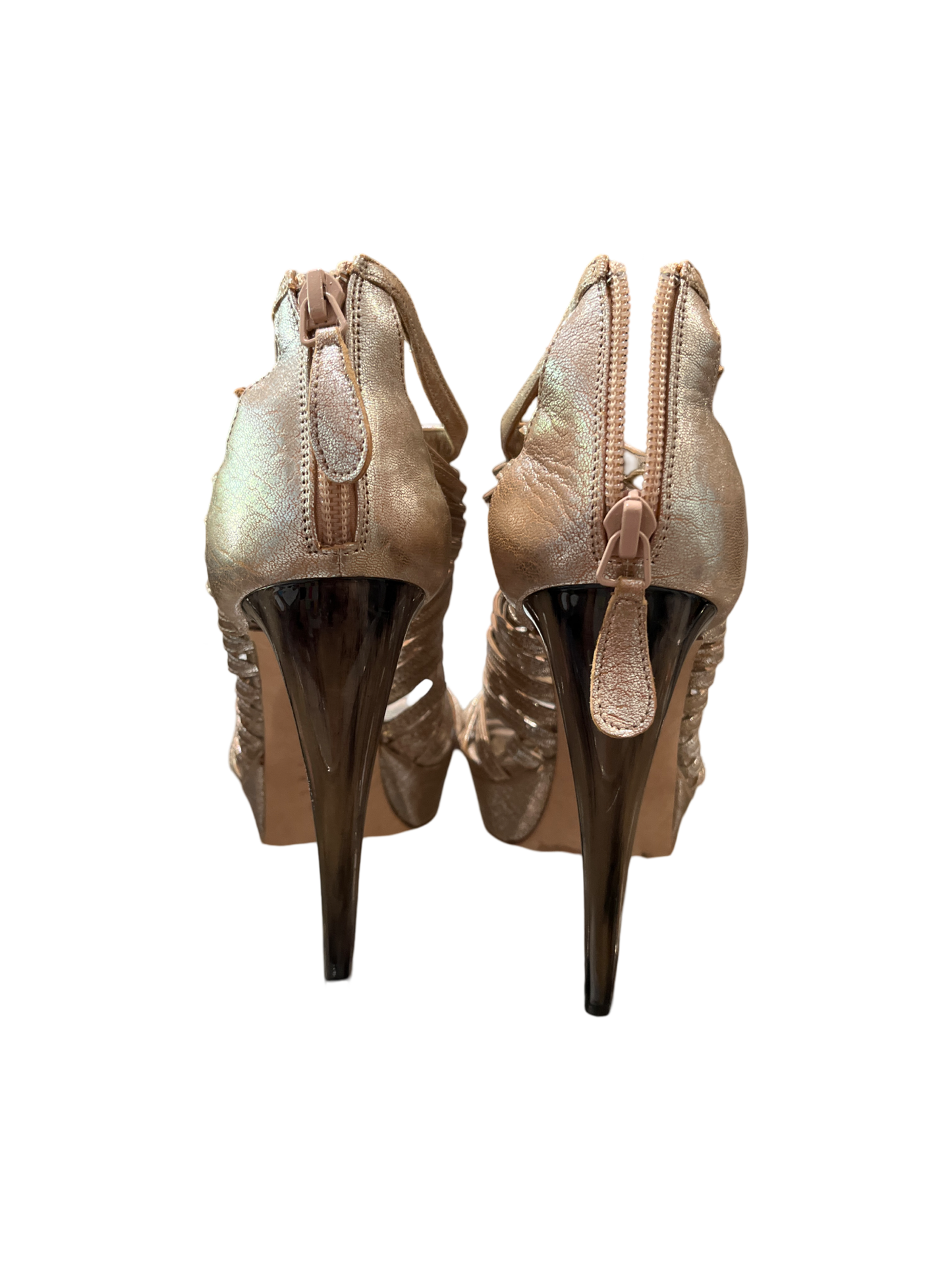 Alexander McQueen T-Straps & Knots High Heel Sandals /38
