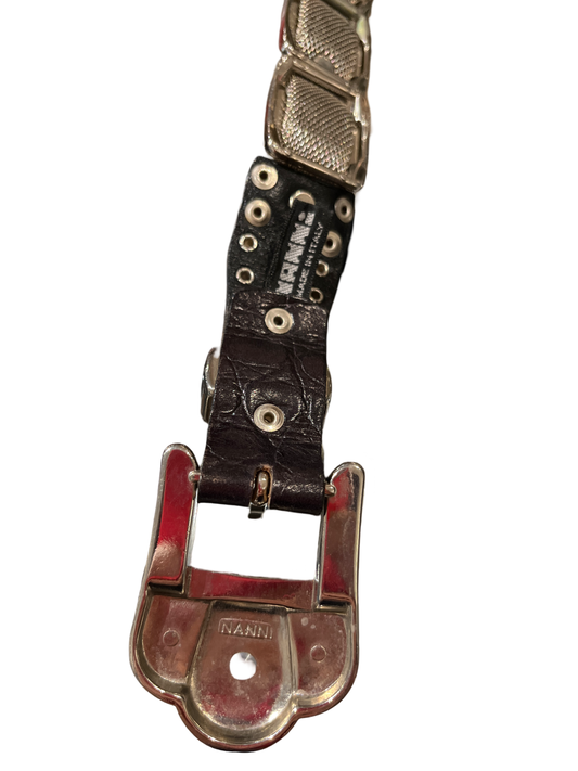 Nanni Leather Belt Made in Italy Size 80/32