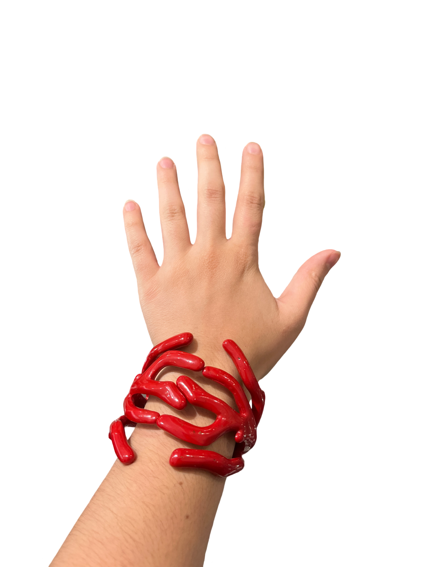 Vintage 1980's Angela Caputi Red Bracelet