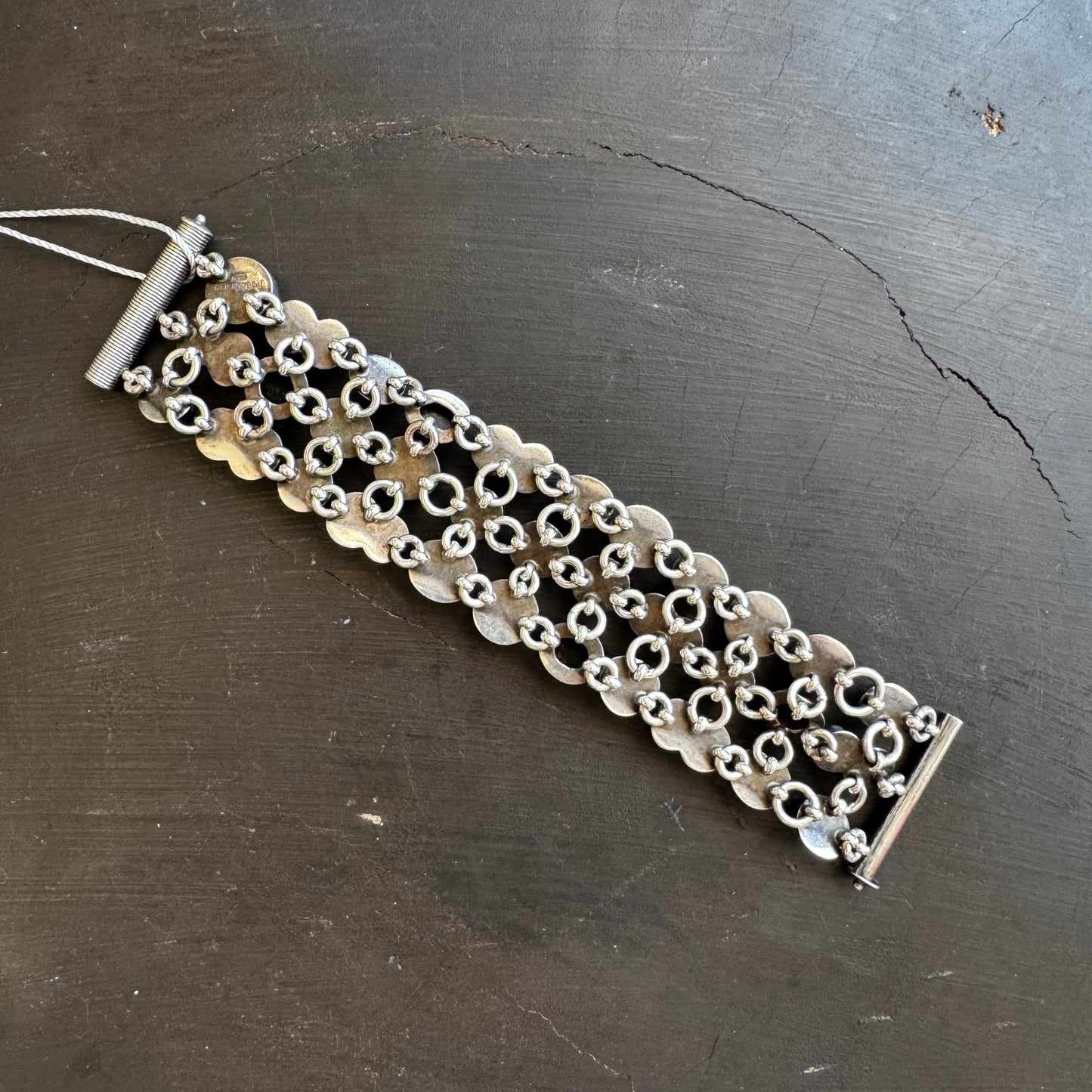 Echo the Dreamer Signature Mars and Valentine Silver Bracelet