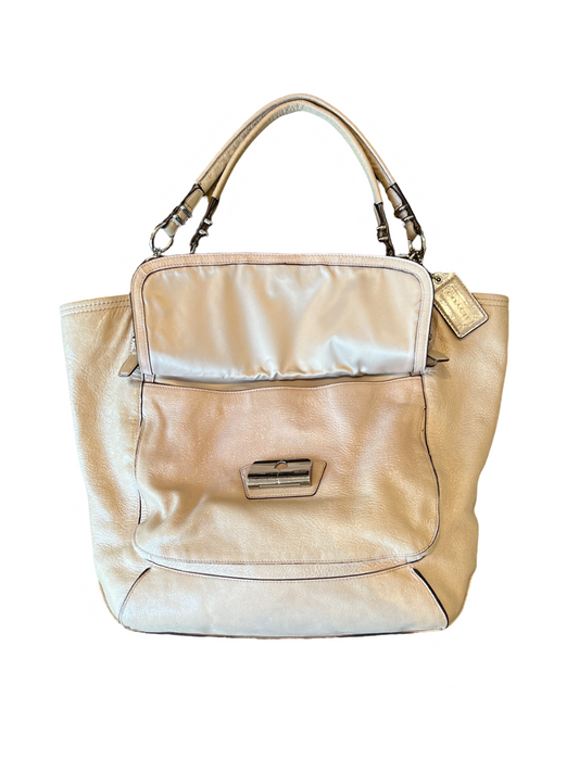 Coach Shimmer Beige Kristin Tote
