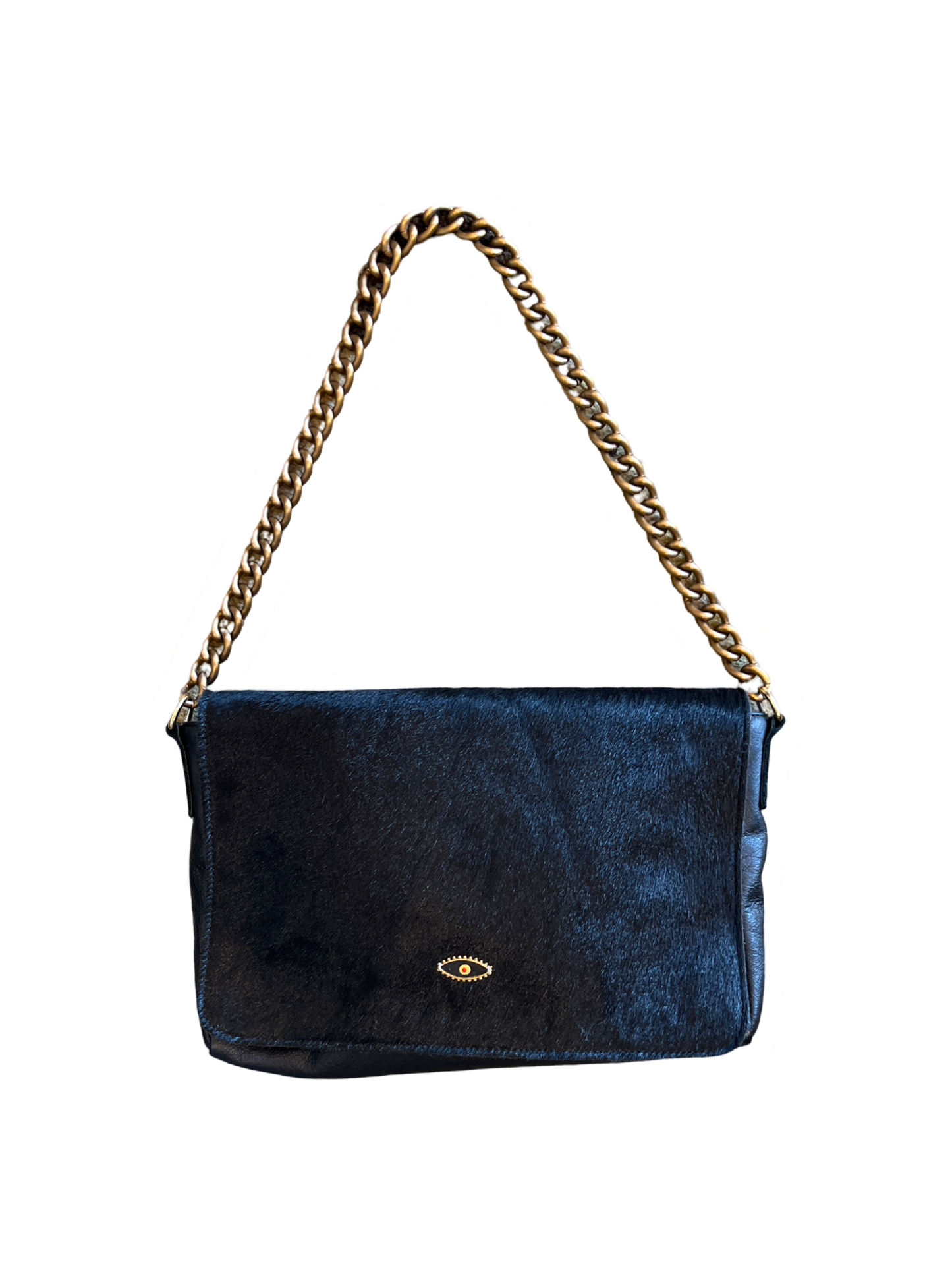 Sous Les Pavés Paris - Black Leather Bag