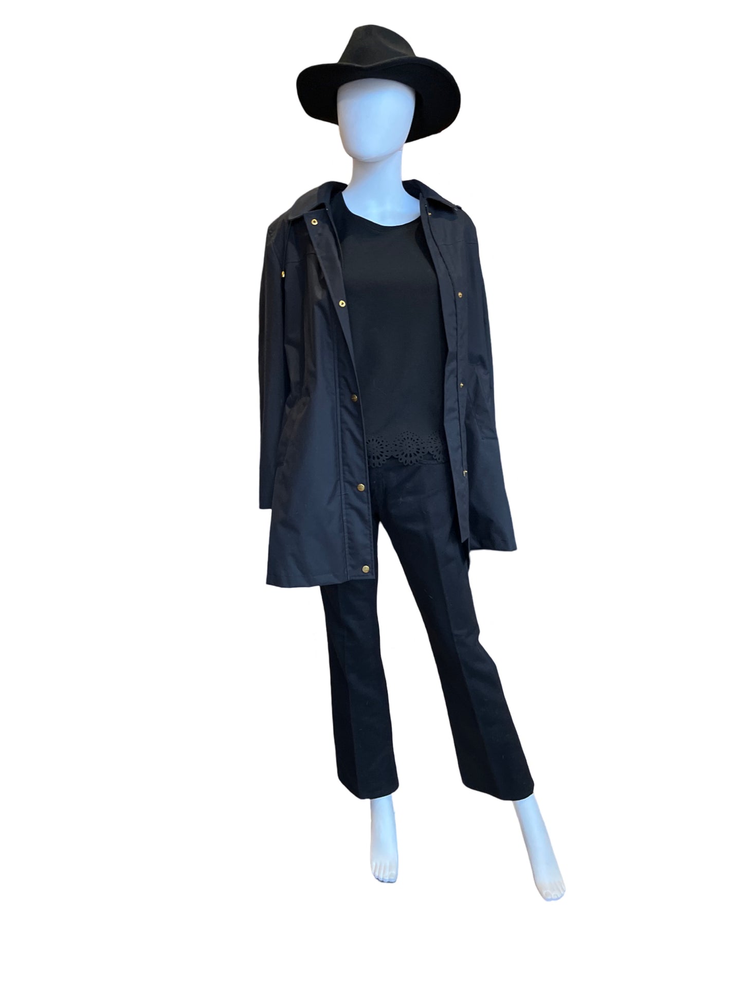 Burberry Kayla Coat Black Size 10R