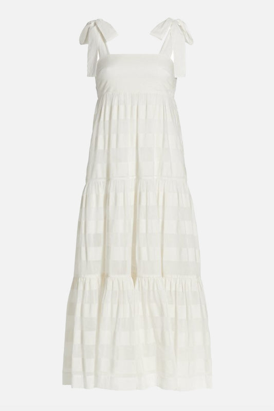 Zimmermann Rosa Stripped Picnic Dress Ivory Size 2