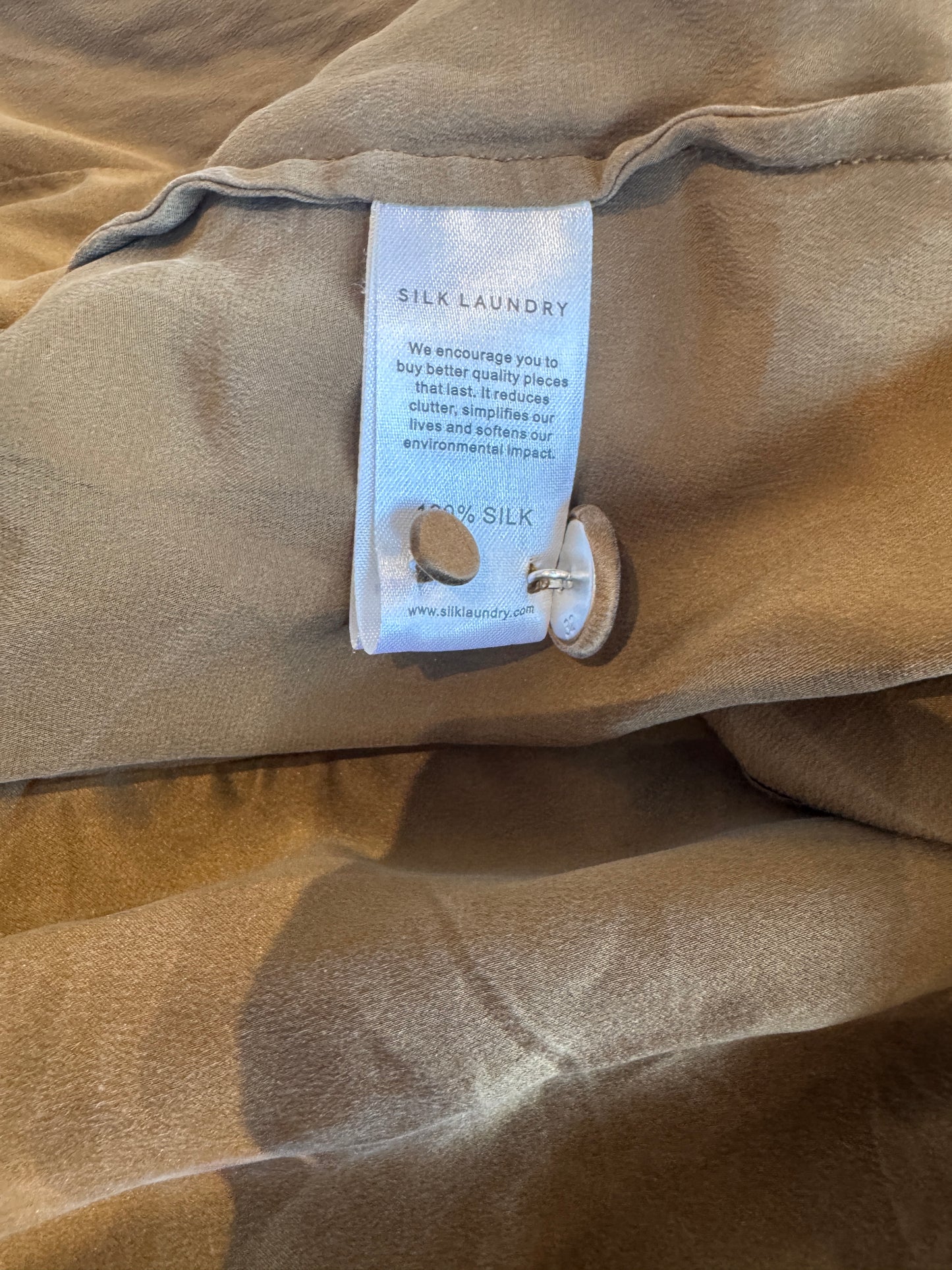 Silk Laundry Relaxed Blazer Van Dyke Brown