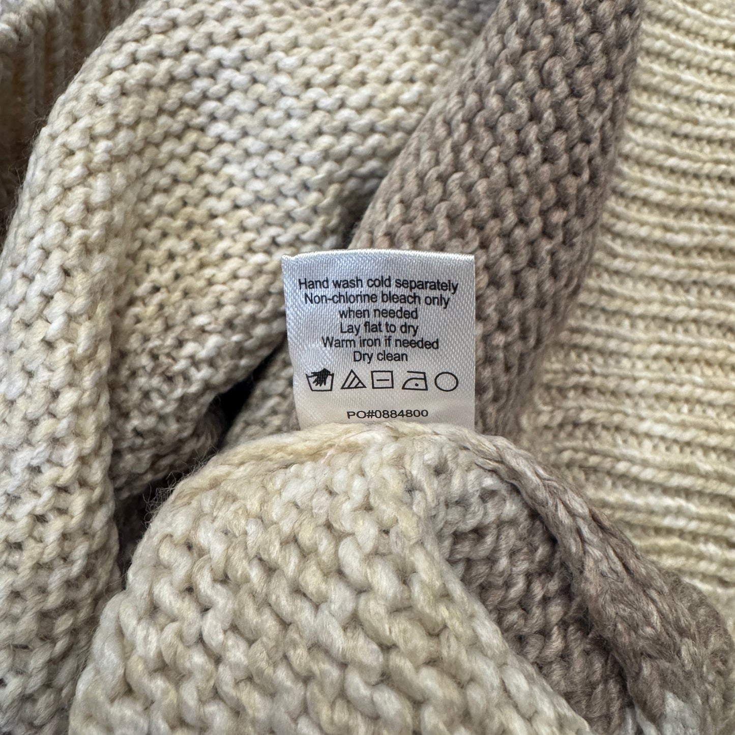 Show Me Your Mumu M Timothy Tunic Sweater Neutral Space Dye Knit