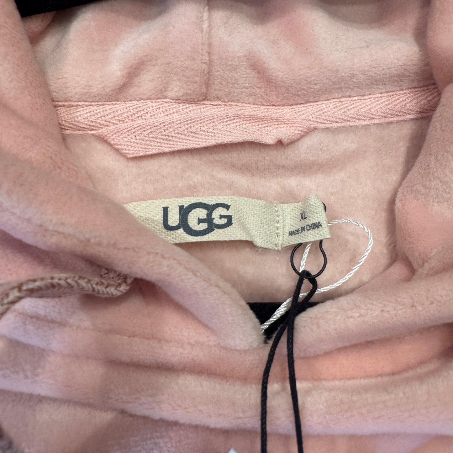 Ugg Baby Pink Belden Hooded Sweatshirt NWT XL
