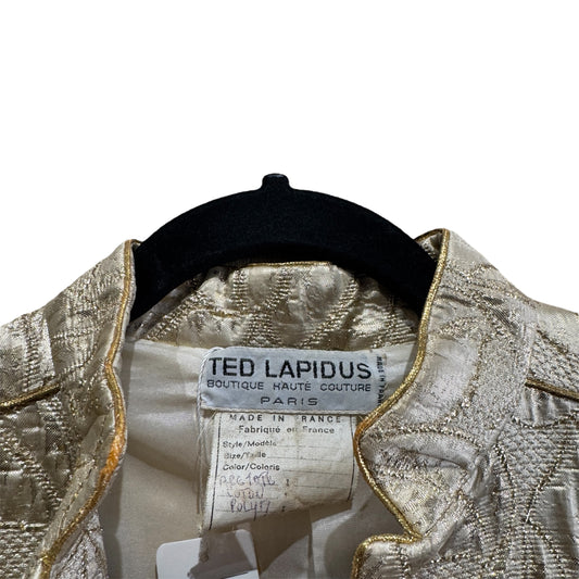 Ted Lapidus Gold Brocade Evening Jacket
