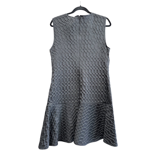 Josie Natori Texture Geo Jacquard Dress Black Size 12