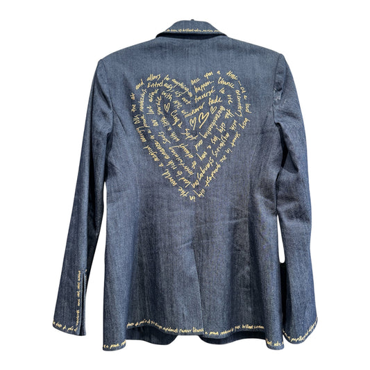 Cinq a Sept Cheyenne Love Letter Embellished Denim 6
