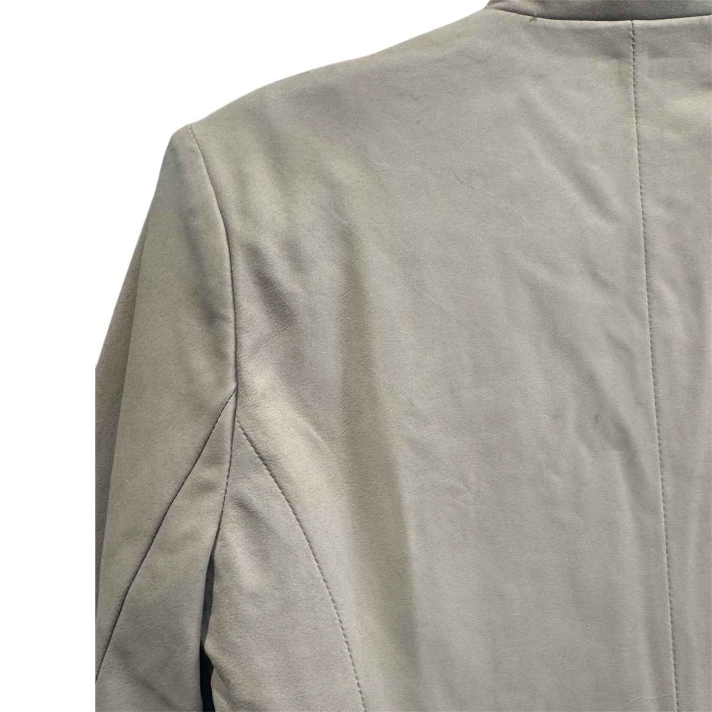 La Marque Collection Letsey Lamb Leather Crop Jacket Beige