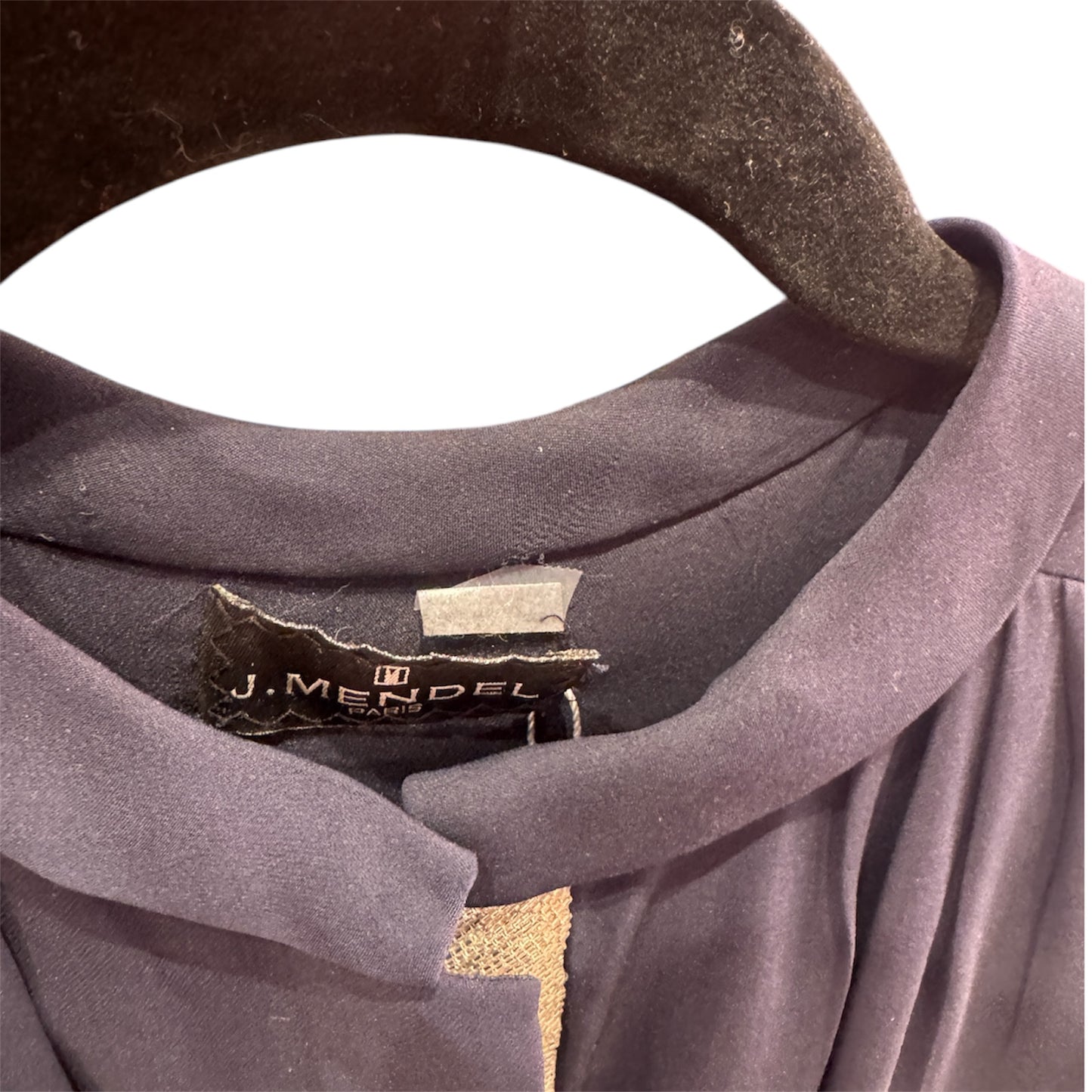 J. Mendel Navy Blue Sleeveless Top