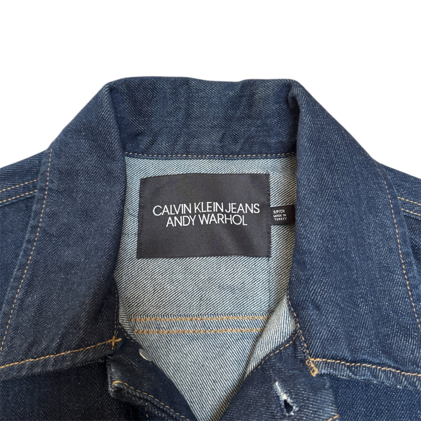 Calvin Klein By RAF Simons Andy Warhol Denim Jacket Small