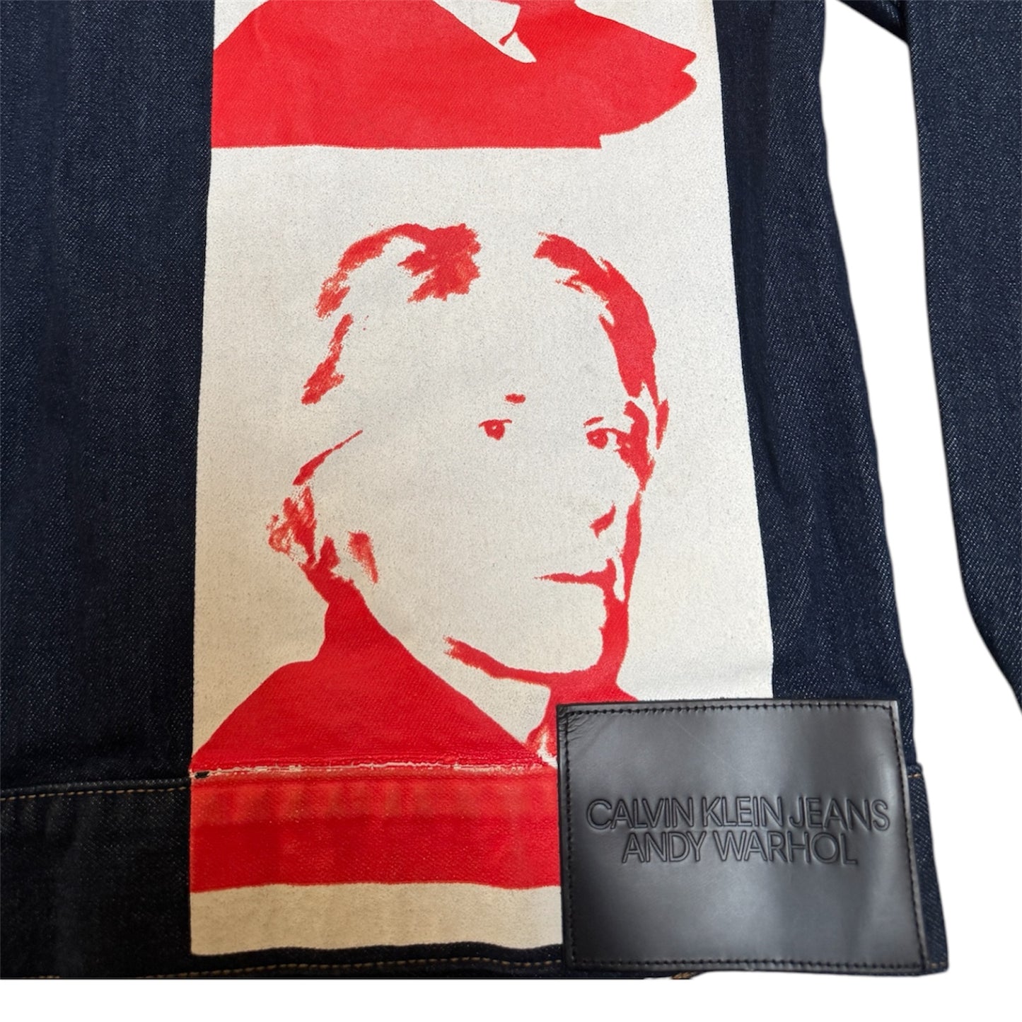 Calvin Klein By RAF Simons Andy Warhol Denim Jacket Small