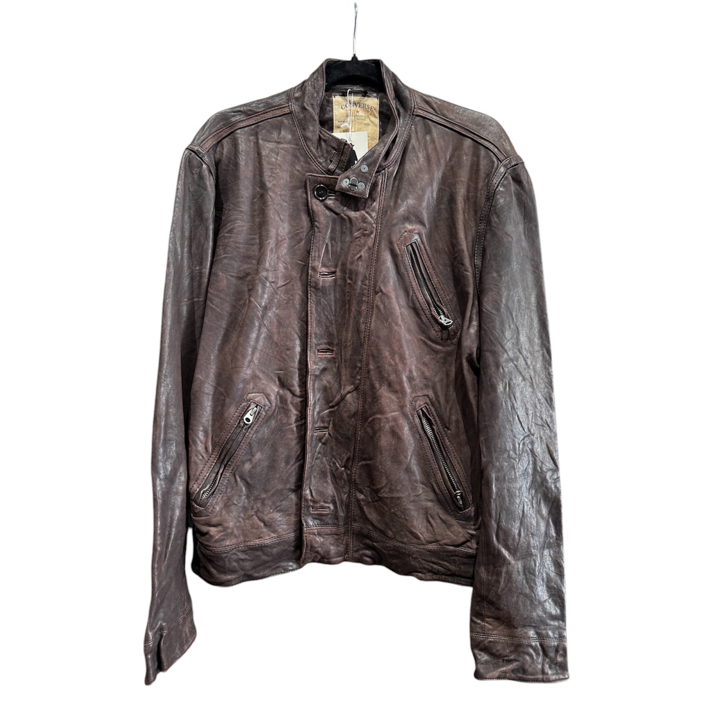 Converse John Varvatos Leather Jacket Size 3