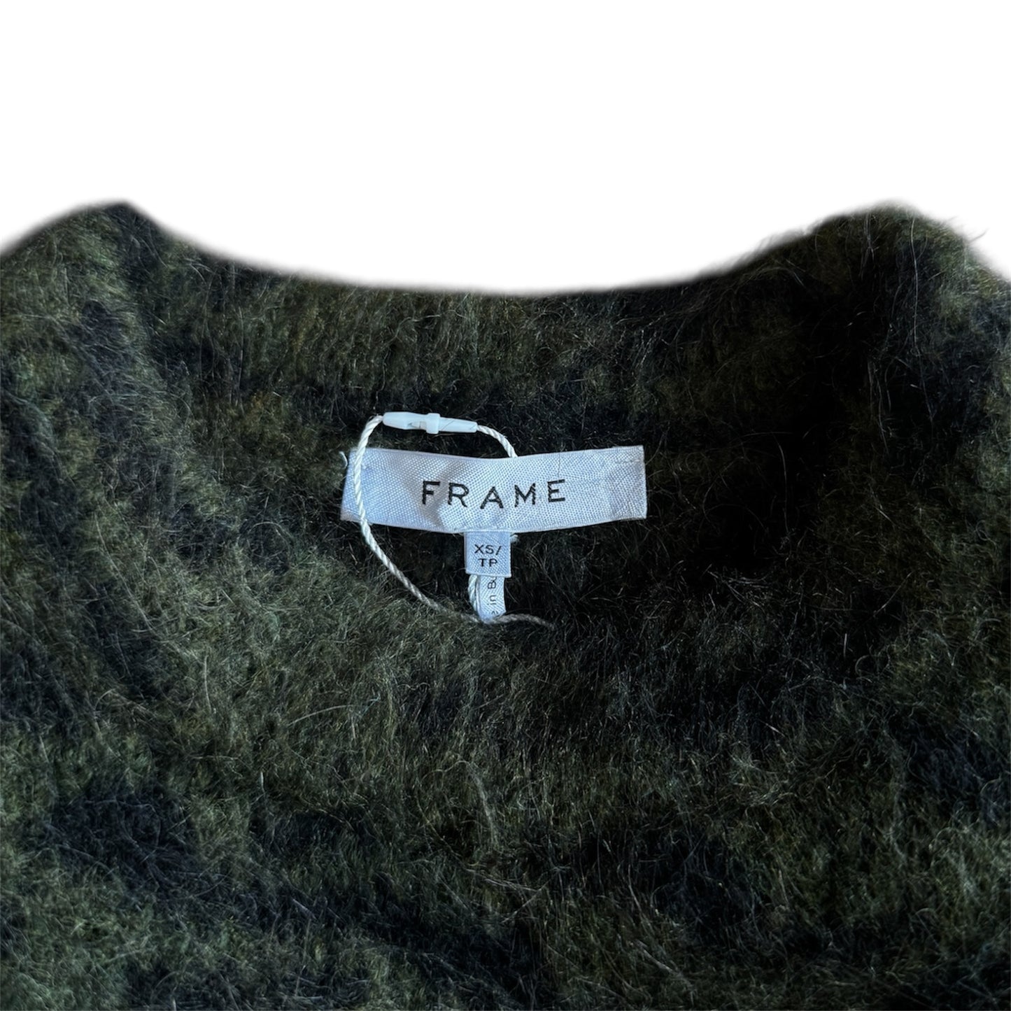 Frame Abstract Jacquard Crewneck Sweater XS