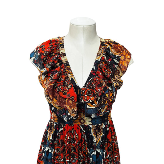 Free People Wonderland Fall Prairie Floral Maxi Dress