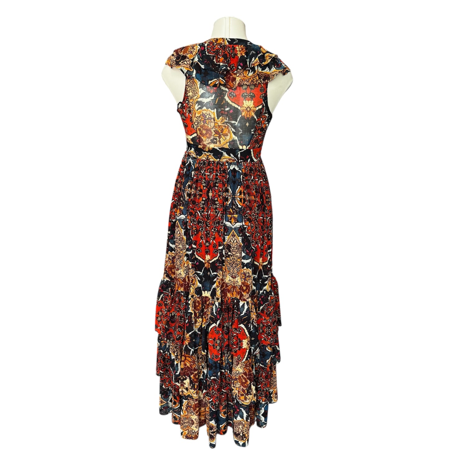 Free People Wonderland Fall Prairie Floral Maxi Dress