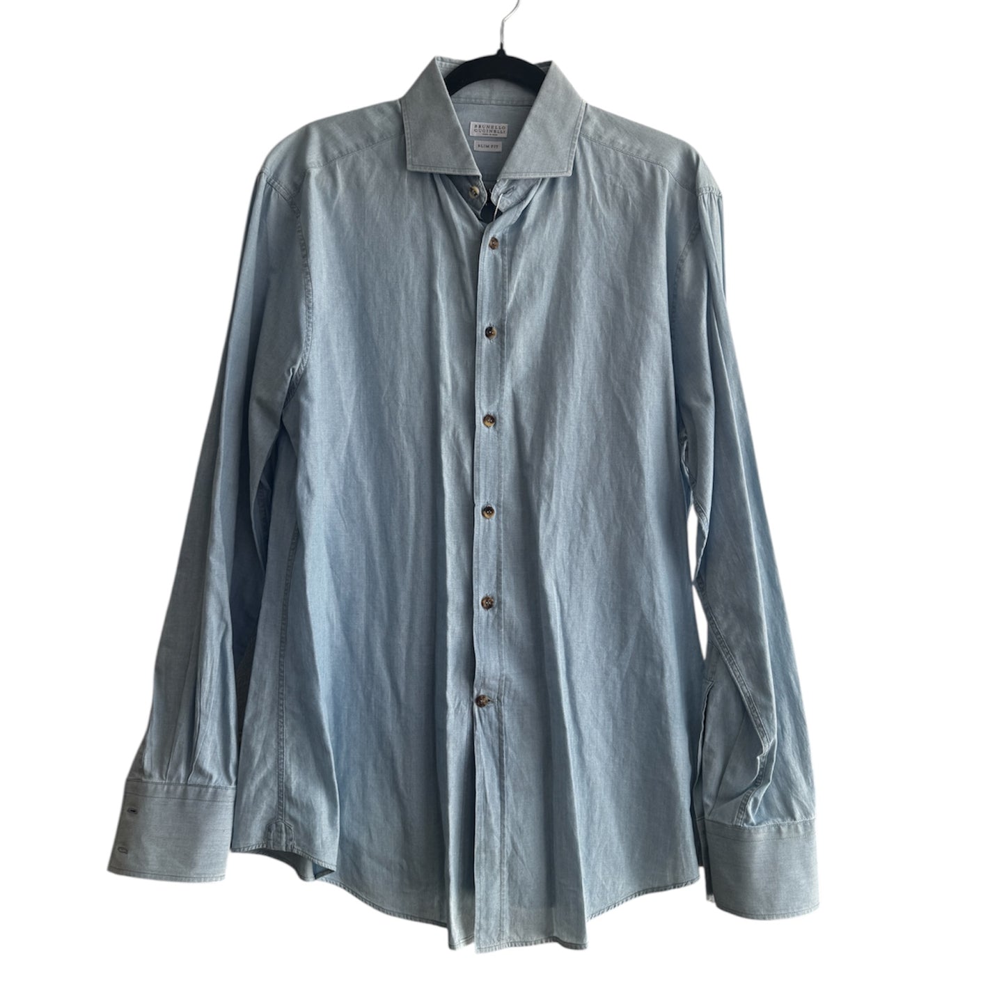 Brunello Cucinelli Slim Fit Shirt Size Large