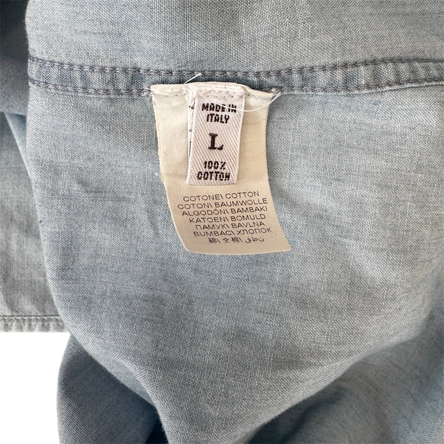 Brunello Cucinelli Slim Fit Shirt Size Large