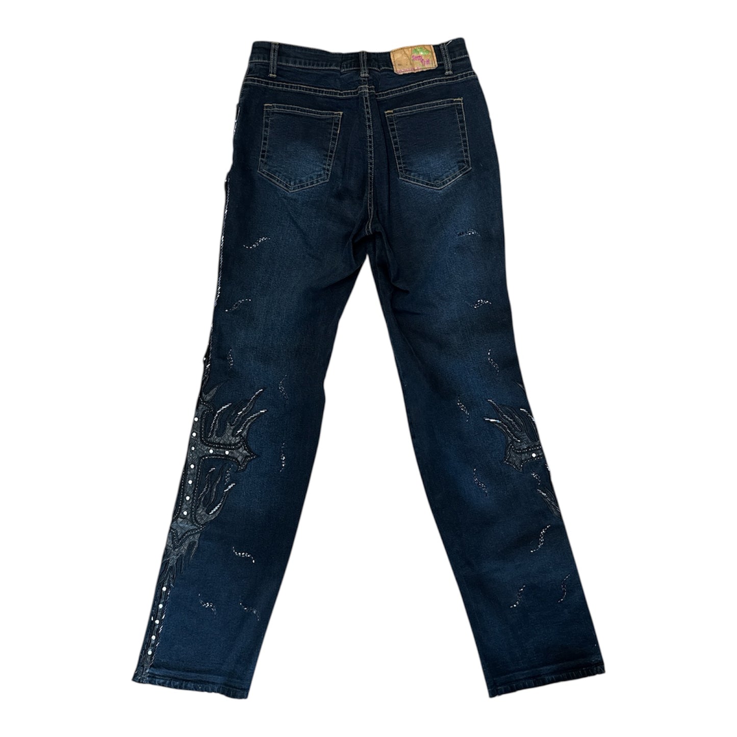 Sassy Thai Embellished Straight Leg Jean Size 8