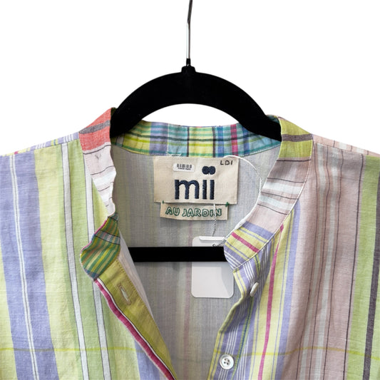 Mii Collection Summer Plaid Print Dress XS