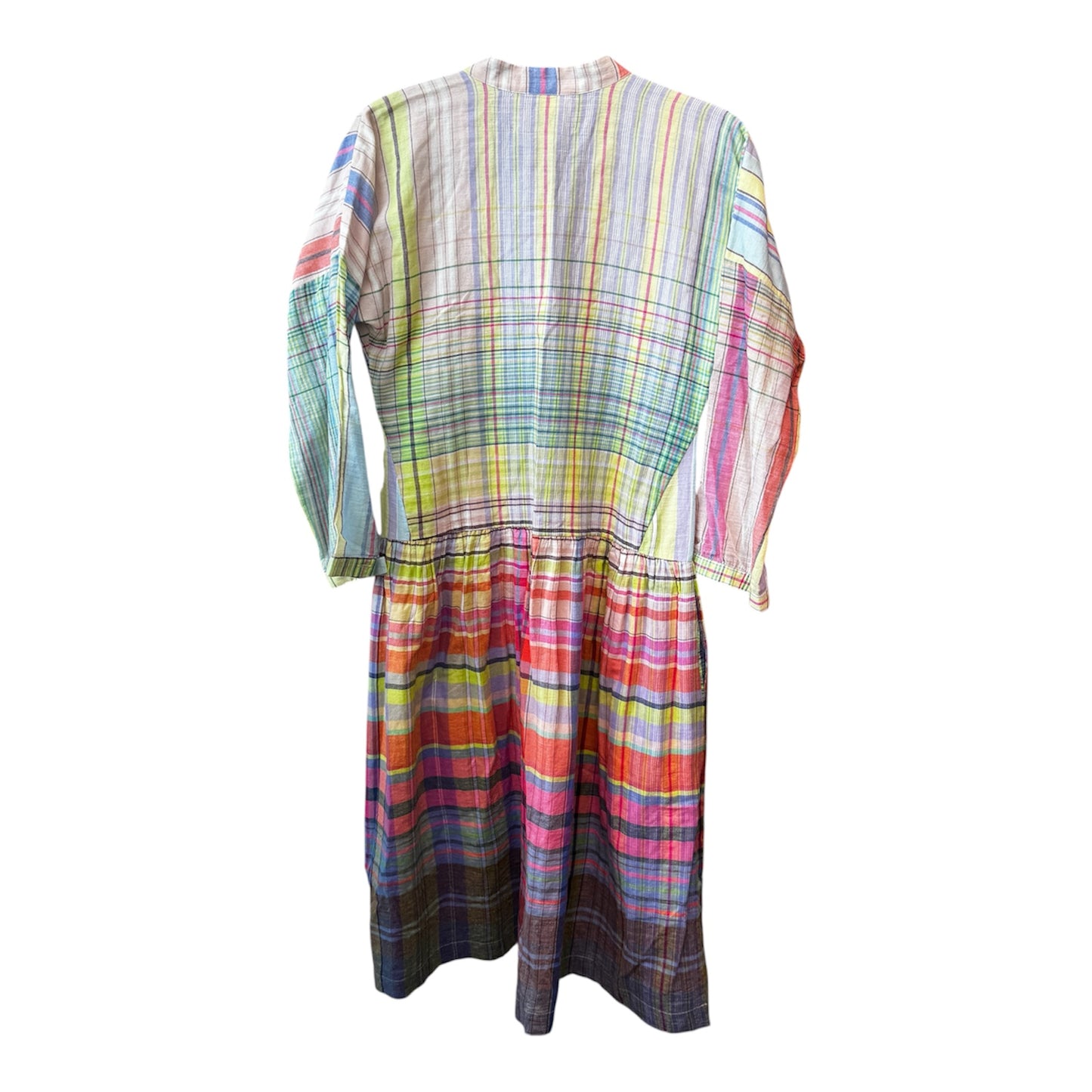 Mii Collection Summer Plaid Print Dress XS
